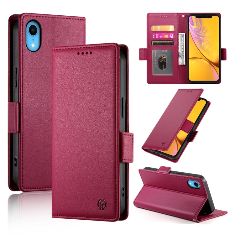 側扣磁吸霧面皮革手機殼，適用於 iPhone 12 mini、iPhone 11 Pro Max、iPhone 11、iPhone 11 Pro、iPhone X / XS、iPhone XR