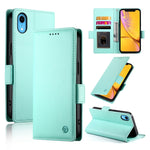 側扣磁吸霧面皮革手機殼，適用於 iPhone 12 mini、iPhone 11 Pro Max、iPhone 11、iPhone 11 Pro、iPhone X / XS、iPhone XR