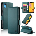 側扣磁吸霧面皮革手機殼，適用於 iPhone 12 mini、iPhone 11 Pro Max、iPhone 11、iPhone 11 Pro、iPhone X / XS、iPhone XR