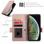 側扣磁吸霧面皮革手機殼，適用於 iPhone XS Max、iPhone 8 Plus / 7 Plus
