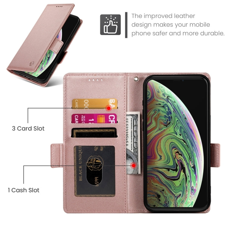 側扣磁吸霧面皮革手機殼，適用於 iPhone XS Max、iPhone 8 Plus / 7 Plus