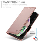 側扣磁吸霧面皮革手機殼，適用於 iPhone XS Max、iPhone 8 Plus / 7 Plus