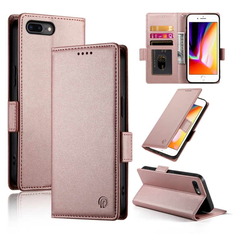 側扣磁吸霧面皮革手機殼，適用於 iPhone XS Max、iPhone 8 Plus / 7 Plus
