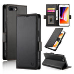 側扣磁吸霧面皮革手機殼，適用於 iPhone XS Max、iPhone 8 Plus / 7 Plus