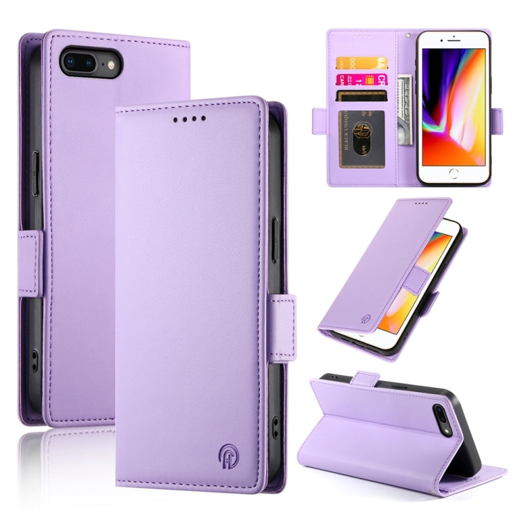 側扣磁吸霧面皮革手機殼，適用於 iPhone XS Max、iPhone 8 Plus / 7 Plus