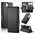 Side Buckle Magnetic Frosted Leather Phone Case, For iPhone 17e / 16e, For iPhone 17 Pro Max, For iPhone 17 Pro, For iPhone 17, For iPhone Air, For iPhone 16 Pro Max