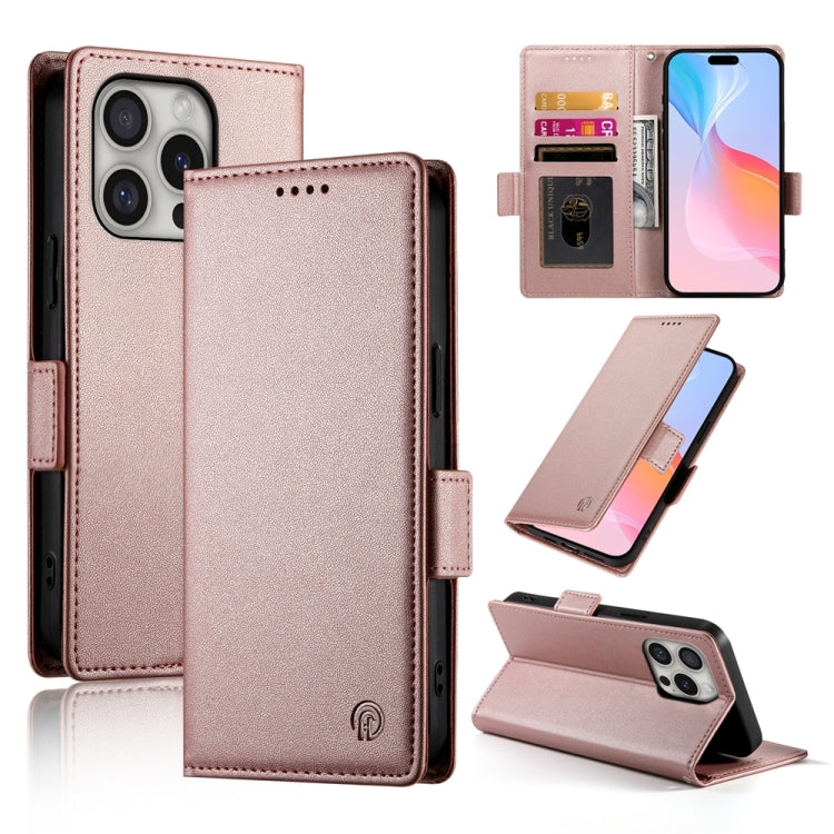 側扣磁吸霧面皮革手機殼，適用於 iPhone 16 Pro、iPhone 16 Plus、iPhone 16、iPhone 15 Pro Max、iPhone 15 Pro、iPhone 15 Plus