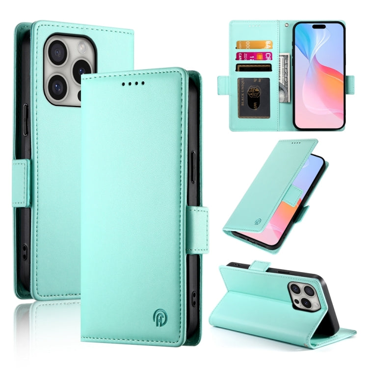 側扣磁吸霧面皮革手機殼，適用於 iPhone 16 Pro、iPhone 16 Plus、iPhone 16、iPhone 15 Pro Max、iPhone 15 Pro、iPhone 15 Plus