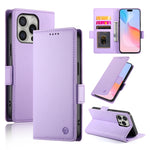 側扣磁吸霧面皮革手機殼，適用於 iPhone 16 Pro、iPhone 16 Plus、iPhone 16、iPhone 15 Pro Max、iPhone 15 Pro、iPhone 15 Plus