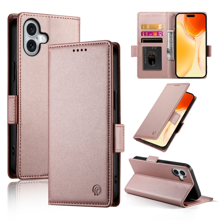 側扣磁吸霧面皮革手機殼，適用於 iPhone 16 Pro、iPhone 16 Plus、iPhone 16、iPhone 15 Pro Max、iPhone 15 Pro、iPhone 15 Plus