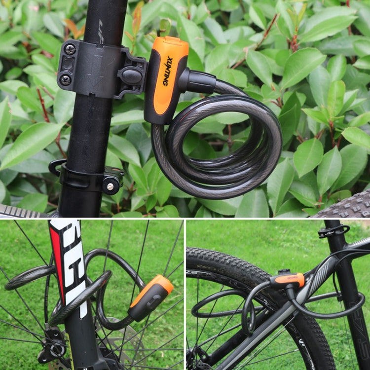 自行車便攜防盜鎖鋼纜鎖帶鎖架，A款 100cm 黑色，A款 120cm 黑色，B款 100cm 黑色，B款 120cm 黑色，B款 150cm 黑色