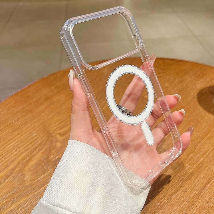 大孔相機 MagSafe 磁吸透明壓克力 TPU 手機殼，適用於 iPhone 17 Pro Max、iPhone 17 Pro、iPhone 17、iPhone Air、iPhone 16 Pro Max、iPhone 16 Pro、iPhone 16 Plus、iPhone 16