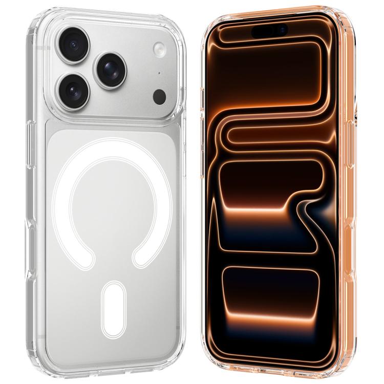 大孔相機 MagSafe 磁吸透明壓克力 TPU 手機殼，適用於 iPhone 17 Pro Max、iPhone 17 Pro、iPhone 17、iPhone Air、iPhone 16 Pro Max、iPhone 16 Pro、iPhone 16 Plus、iPhone 16