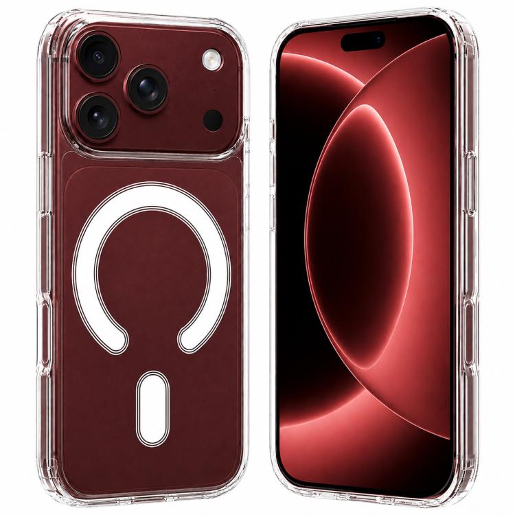 大孔相機 MagSafe 磁吸透明壓克力 TPU 手機殼，適用於 iPhone 17 Pro Max、iPhone 17 Pro、iPhone 17、iPhone Air、iPhone 16 Pro Max、iPhone 16 Pro、iPhone 16 Plus、iPhone 16