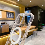 大孔相機 MagSafe 磁吸透明壓克力 TPU 手機殼，適用於 iPhone 17 Pro Max、iPhone 17 Pro、iPhone 17、iPhone Air、iPhone 16 Pro Max、iPhone 16 Pro、iPhone 16 Plus、iPhone 16
