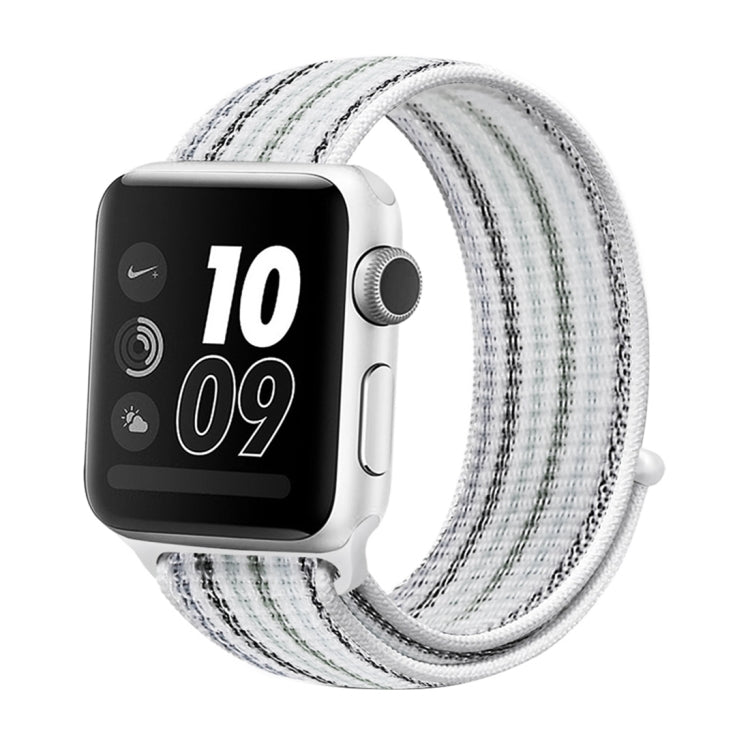 尼龍環錶帶，適用於Apple Watch Series 8&7 41mm / SE 2&6&SE&5&4 40mm / 3&2&1 38mm，適用於Apple Watch Ultra 49mm / Series 8&7 45mm / SE 2&6&SE&5&4 44mm / 3&2&1 42mm，適用於Apple Watch Series 7 45mm / 6 & SE & 5 & 4 44mm / 3 & 2 & 1 42mm