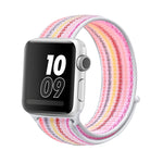 尼龍環錶帶，適用於Apple Watch Series 8&7 41mm / SE 2&6&SE&5&4 40mm / 3&2&1 38mm，適用於Apple Watch Ultra 49mm / Series 8&7 45mm / SE 2&6&SE&5&4 44mm / 3&2&1 42mm，適用於Apple Watch Series 7 45mm / 6 & SE & 5 & 4 44mm / 3 & 2 & 1 42mm