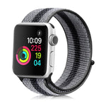 尼龍環錶帶，適用於Apple Watch Series 8&7 41mm / SE 2&6&SE&5&4 40mm / 3&2&1 38mm，適用於Apple Watch Ultra 49mm / Series 8&7 45mm / SE 2&6&SE&5&4 44mm / 3&2&1 42mm，適用於Apple Watch Series 7 45mm / 6 & SE & 5 & 4 44mm / 3 & 2 & 1 42mm
