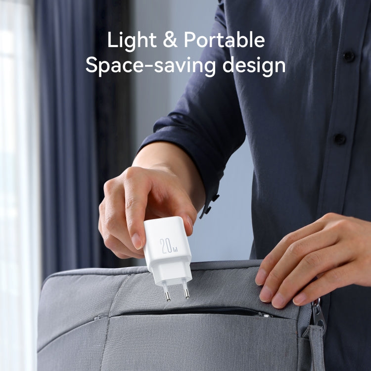 JOYROOM JR-TCF20 PD20W USB-C / Type-C 埠充電器，歐規插頭