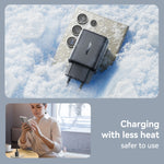 JOYROOM JR-TCF23 25W USB-C / Type-C 快速充電器套件，含 Type-C to Type-C 線，EU 插頭，UK 插頭