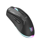 ONIKUMA CW917 RGB 4800DPI雙模有線+2.4GHz無線滑鼠，CW917（黑色），CW917（白色）