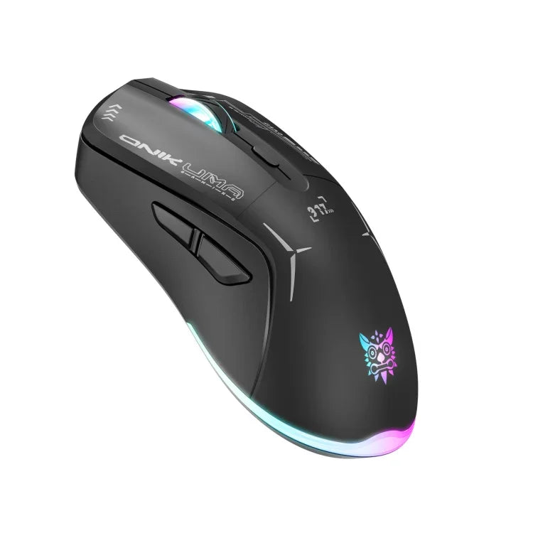 ONIKUMA CW917 RGB 4800DPI雙模有線+2.4GHz無線滑鼠，CW917（黑色），CW917（白色）