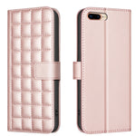 Square Texture Leather Phone Case, For iPhone 15 Plus / 14 Plus, For iPhone 15, For iPhone 14 / 13, For iPhone 14 Pro, For iPhone 14 Pro Max, For iPhone SE 2022 / SE 2020 / 8 / 7, For iPhone 13 Pro Max, For iPhone 13 Pro