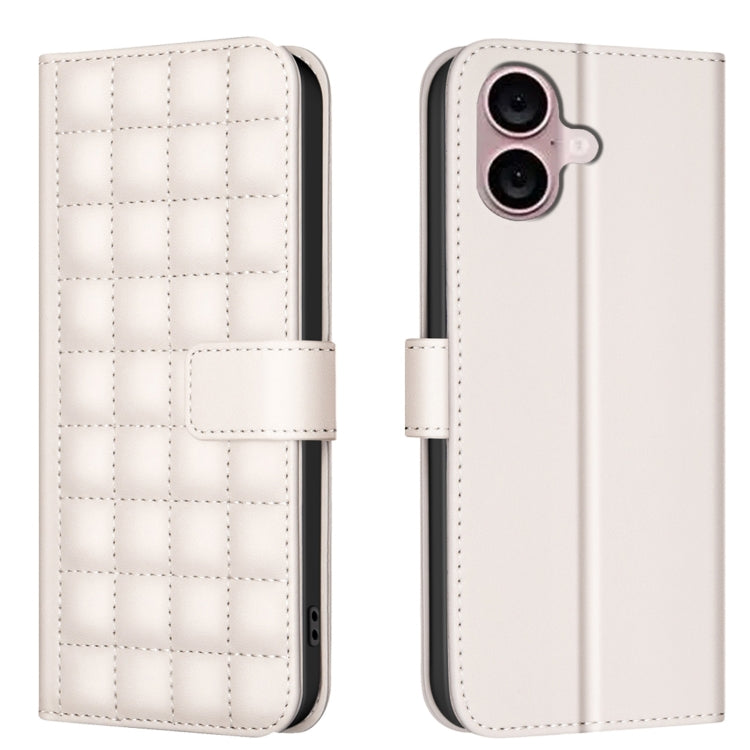 方格紋理皮革手機殼，適用於 iPhone 17e / 16e、iPhone 17 Pro Max、iPhone 16 Pro Max、iPhone 16 Pro、iPhone 16 Plus、iPhone 16、iPhone 15 Pro Max、iPhone 15 Pro