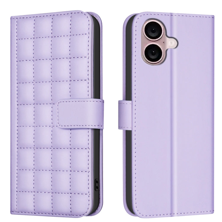 方格紋理皮革手機殼，適用於 iPhone 17e / 16e、iPhone 17 Pro Max、iPhone 16 Pro Max、iPhone 16 Pro、iPhone 16 Plus、iPhone 16、iPhone 15 Pro Max、iPhone 15 Pro