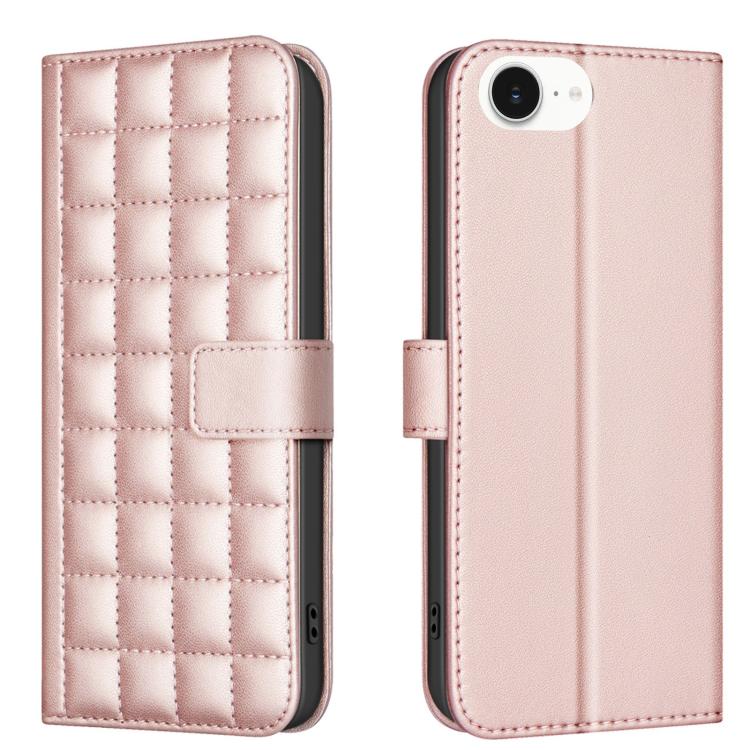 方格紋理皮革手機殼，適用於 iPhone 17e / 16e、iPhone 17 Pro Max、iPhone 16 Pro Max、iPhone 16 Pro、iPhone 16 Plus、iPhone 16、iPhone 15 Pro Max、iPhone 15 Pro