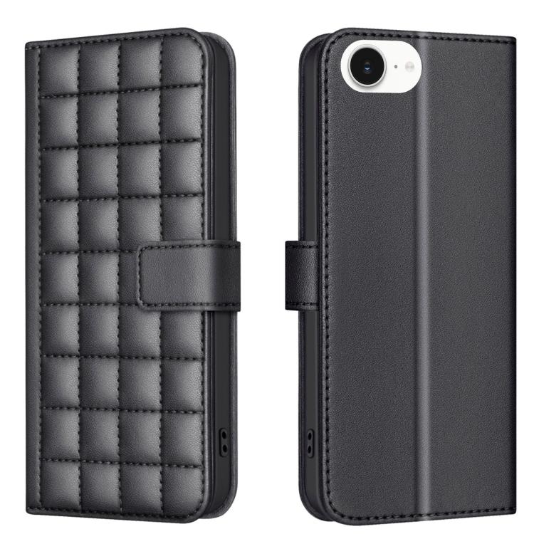 方格紋理皮革手機殼，適用於 iPhone 17e / 16e、iPhone 17 Pro Max、iPhone 16 Pro Max、iPhone 16 Pro、iPhone 16 Plus、iPhone 16、iPhone 15 Pro Max、iPhone 15 Pro