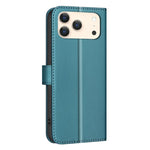方格紋理皮革手機殼，適用於 iPhone 17e / 16e、iPhone 17 Pro Max、iPhone 16 Pro Max、iPhone 16 Pro、iPhone 16 Plus、iPhone 16、iPhone 15 Pro Max、iPhone 15 Pro