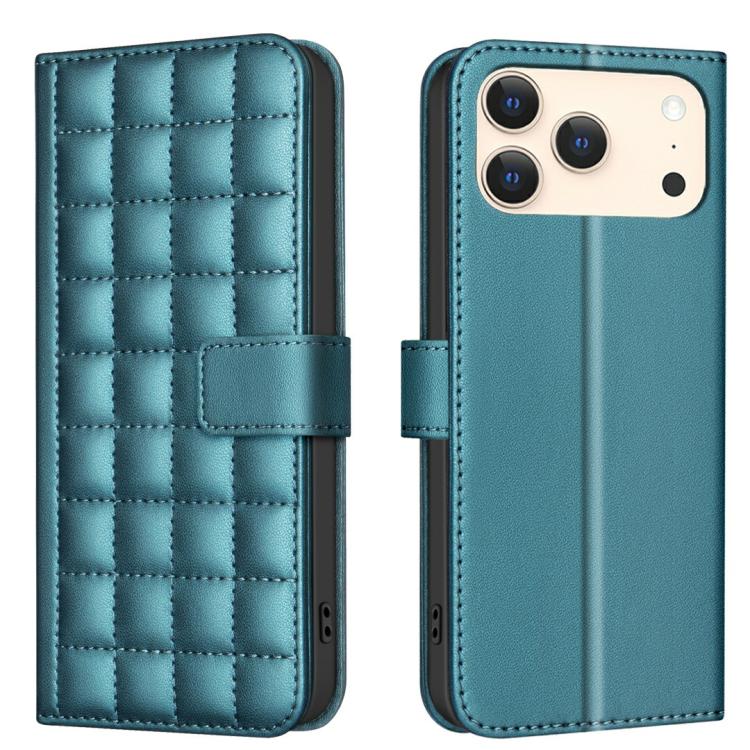 方格紋理皮革手機殼，適用於 iPhone 17e / 16e、iPhone 17 Pro Max、iPhone 16 Pro Max、iPhone 16 Pro、iPhone 16 Plus、iPhone 16、iPhone 15 Pro Max、iPhone 15 Pro