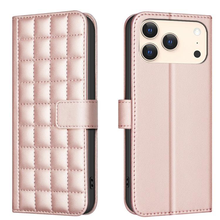 方格紋理皮革手機殼，適用於 iPhone 17e / 16e、iPhone 17 Pro Max、iPhone 16 Pro Max、iPhone 16 Pro、iPhone 16 Plus、iPhone 16、iPhone 15 Pro Max、iPhone 15 Pro