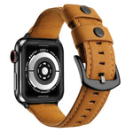 真皮替換錶帶，適用於 Apple Watch 5 & 4 40mm / 3 & 2 & 1 38mm，適用於 Apple Watch 5 & 4 44mm / 3 & 2 & 1 42mm