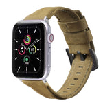真皮替換錶帶，適用於 Apple Watch 5 & 4 40mm / 3 & 2 & 1 38mm，適用於 Apple Watch 5 & 4 44mm / 3 & 2 & 1 42mm