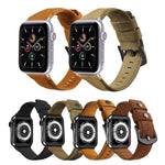 真皮替換錶帶，適用於 Apple Watch 5 & 4 40mm / 3 & 2 & 1 38mm，適用於 Apple Watch 5 & 4 44mm / 3 & 2 & 1 42mm