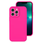 Precise Hole Liquid Silicone Jelly Color Full Coverage Phone Case, For iPhone 13 Pro Max