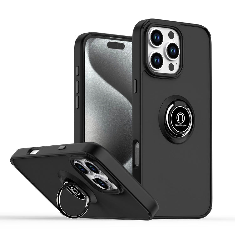 Q Shadow 1 系列 TPU + PC 手機殼附指環，適用於 iPhone 17e / 16e、iPhone 17 Pro Max、iPhone 17 Pro、iPhone 17、iPhone Air、iPhone 16 Pro Max
