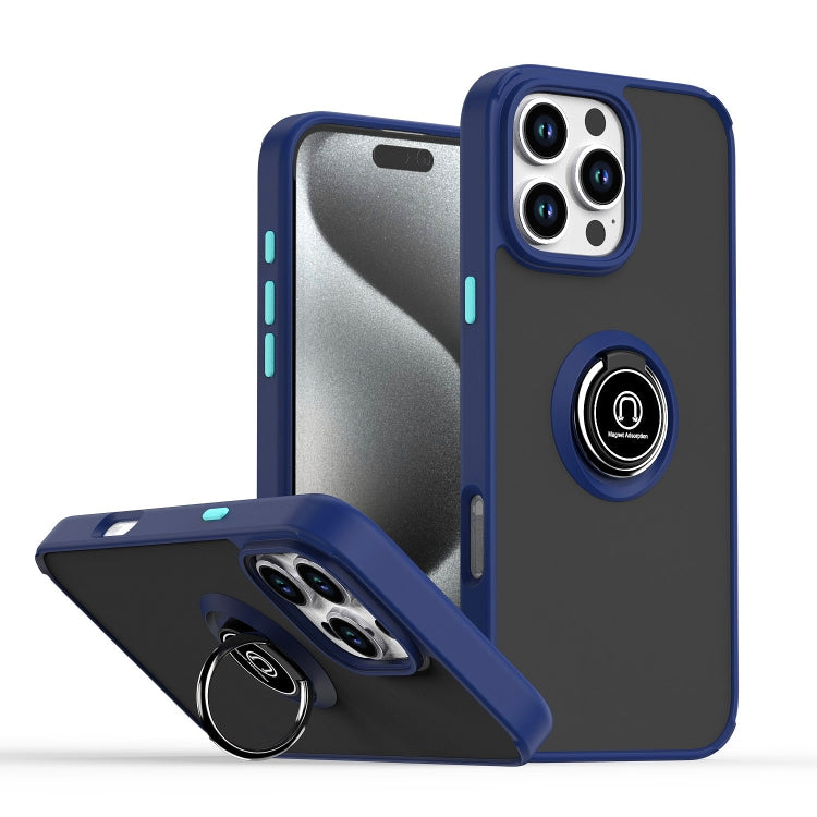 Q Shadow 1 系列 TPU + PC 手機殼附指環，適用於 iPhone 17e / 16e、iPhone 17 Pro Max、iPhone 17 Pro、iPhone 17、iPhone Air、iPhone 16 Pro Max