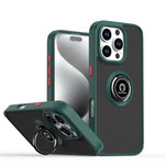 Q Shadow 1 系列 TPU + PC 手機殼附指環，適用於 iPhone 16 Pro、iPhone 16 Plus、iPhone 15 Pro Max、iPhone 15 Pro、iPhone 15 Plus、iPhone 15