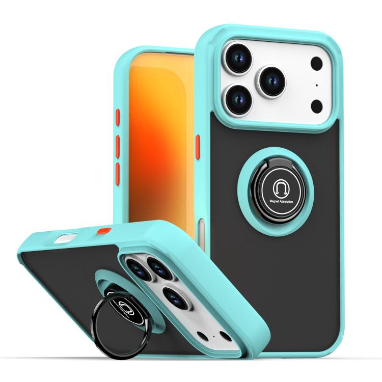 Q Shadow 1 系列 TPU + PC 手機殼附指環，適用於 iPhone 17e / 16e、iPhone 17 Pro Max、iPhone 17 Pro、iPhone 17、iPhone Air、iPhone 16 Pro Max