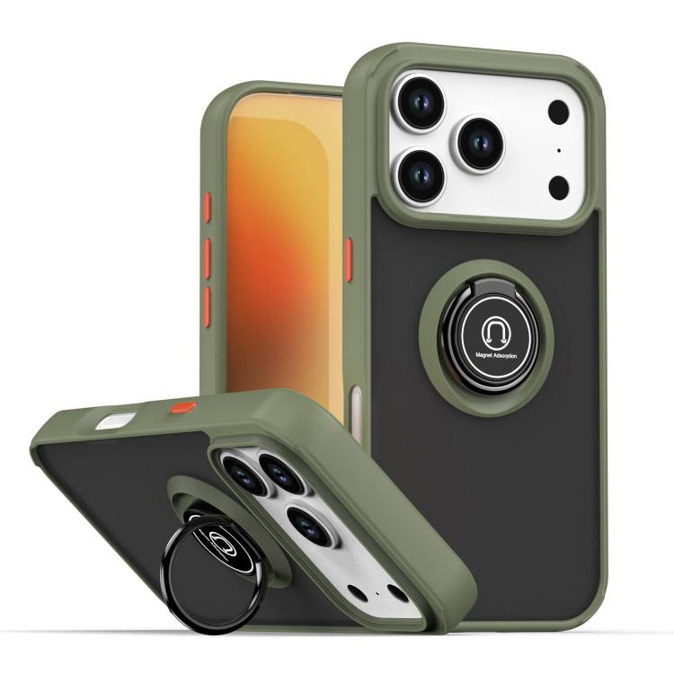 Q Shadow 1 系列 TPU + PC 手機殼附指環，適用於 iPhone 17e / 16e、iPhone 17 Pro Max、iPhone 17 Pro、iPhone 17、iPhone Air、iPhone 16 Pro Max