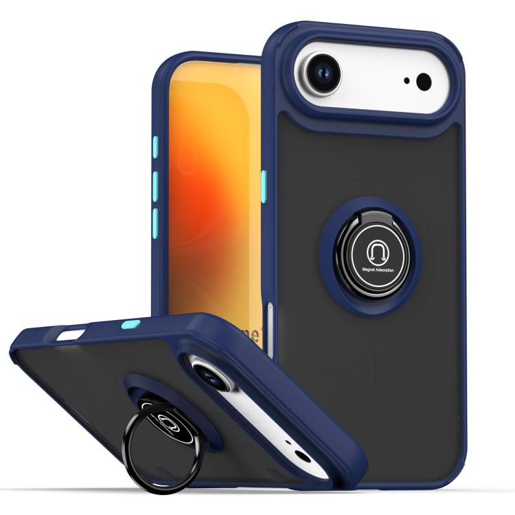 Q Shadow 1 系列 TPU + PC 手機殼附指環，適用於 iPhone 17e / 16e、iPhone 17 Pro Max、iPhone 17 Pro、iPhone 17、iPhone Air、iPhone 16 Pro Max