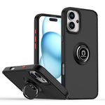 Q Shadow 1 系列 TPU + PC 手機殼附指環，適用於 iPhone 16 Pro、iPhone 16 Plus、iPhone 15 Pro Max、iPhone 15 Pro、iPhone 15 Plus、iPhone 15