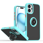 Q Shadow 1 系列 TPU + PC 手機殼附指環，適用於 iPhone 16 Pro、iPhone 16 Plus、iPhone 15 Pro Max、iPhone 15 Pro、iPhone 15 Plus、iPhone 15