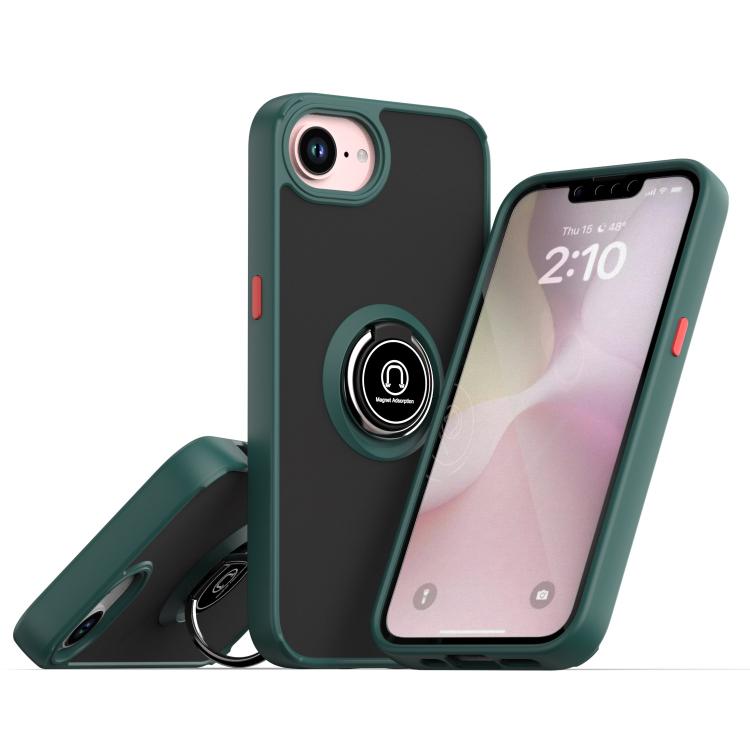Q Shadow 1 系列 TPU + PC 手機殼附指環，適用於 iPhone 17e / 16e、iPhone 17 Pro Max、iPhone 17 Pro、iPhone 17、iPhone Air、iPhone 16 Pro Max