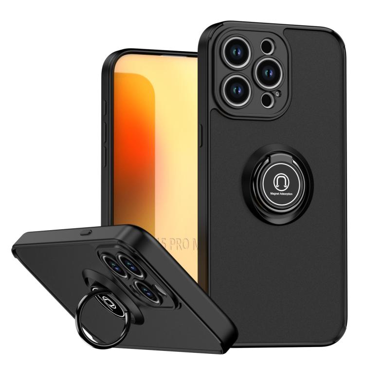 Q Shadow 1 系列 TPU + PC 手機殼附指環，適用於 iPhone 16 Pro、iPhone 16 Plus、iPhone 15 Pro Max、iPhone 15 Pro、iPhone 15 Plus、iPhone 15