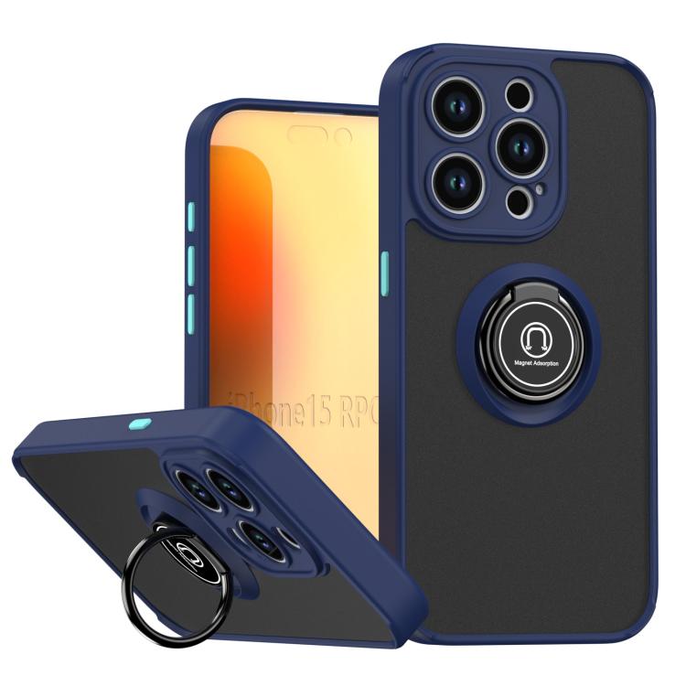 Q Shadow 1 系列 TPU + PC 手機殼附指環，適用於 iPhone 16 Pro、iPhone 16 Plus、iPhone 15 Pro Max、iPhone 15 Pro、iPhone 15 Plus、iPhone 15