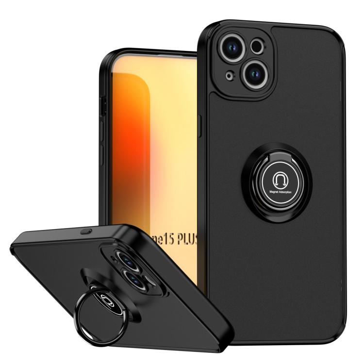 Q Shadow 1 系列 TPU + PC 手機殼附指環，適用於 iPhone 16 Pro、iPhone 16 Plus、iPhone 15 Pro Max、iPhone 15 Pro、iPhone 15 Plus、iPhone 15